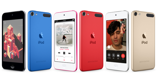 新iPod touch的六种配色